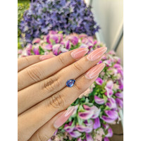 1.16 Ct. Blue Sapphire from Ceylon (Sri Lanka) Life Style