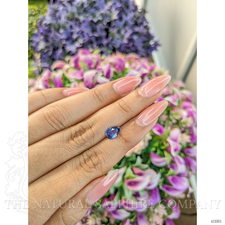 1.16 Ct. Blue Sapphire from Ceylon (Sri Lanka)