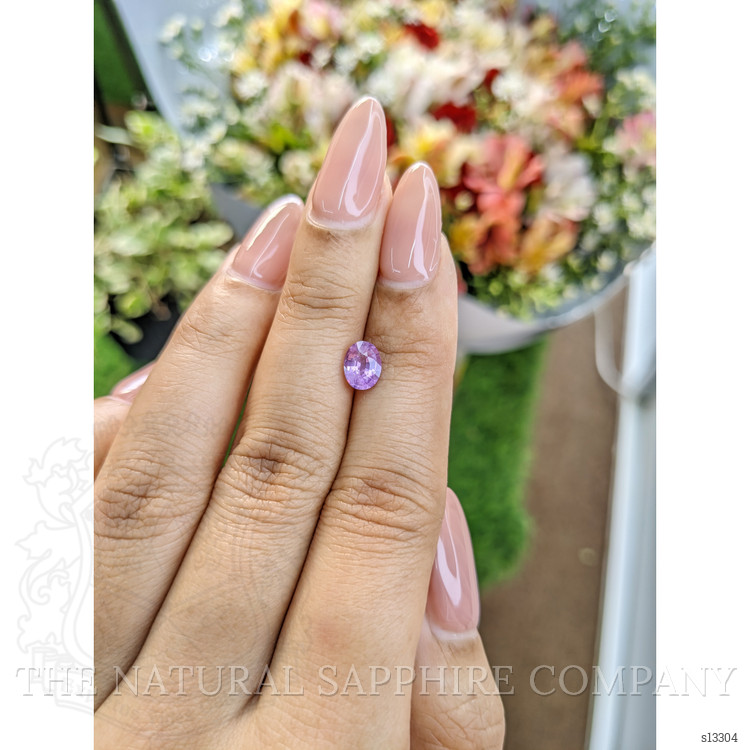 1.07 Ct. Pinkish Purple Sapphire from Ceylon (Sri Lanka)