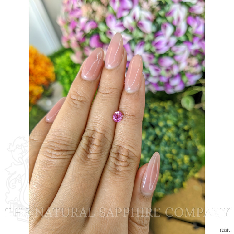 0.65 Ct. Pink Sapphire from Ceylon (Sri Lanka)