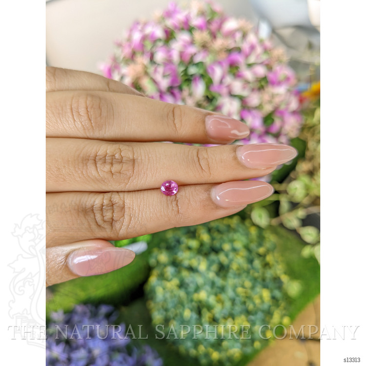0.65 Ct. Pink Sapphire from Ceylon (Sri Lanka)