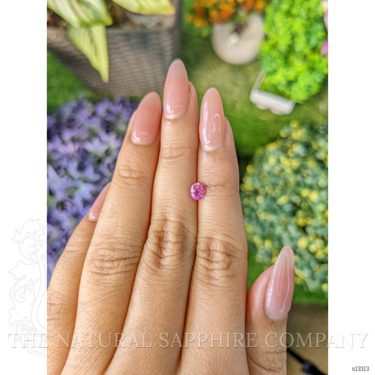 0.65 Ct. Pink Sapphire from Ceylon (Sri Lanka)