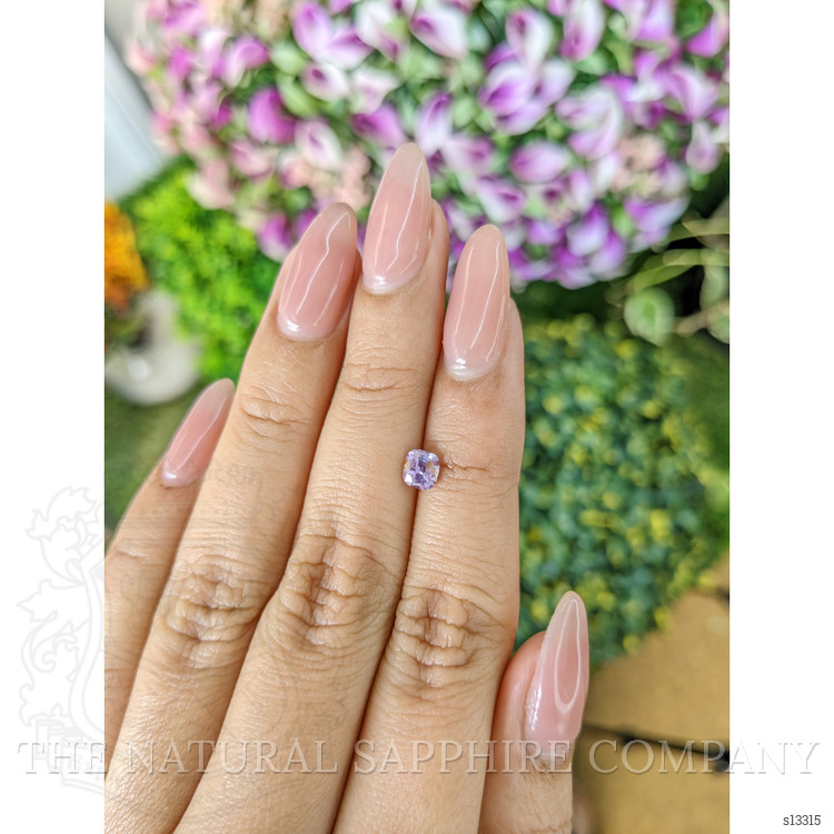 0.65 Ct. Purple Sapphire from Ceylon (Sri Lanka)