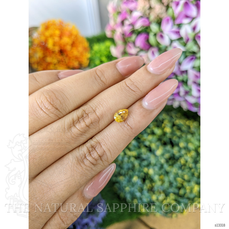 1.27 Ct. Yellow Sapphire from Ceylon (Sri Lanka)