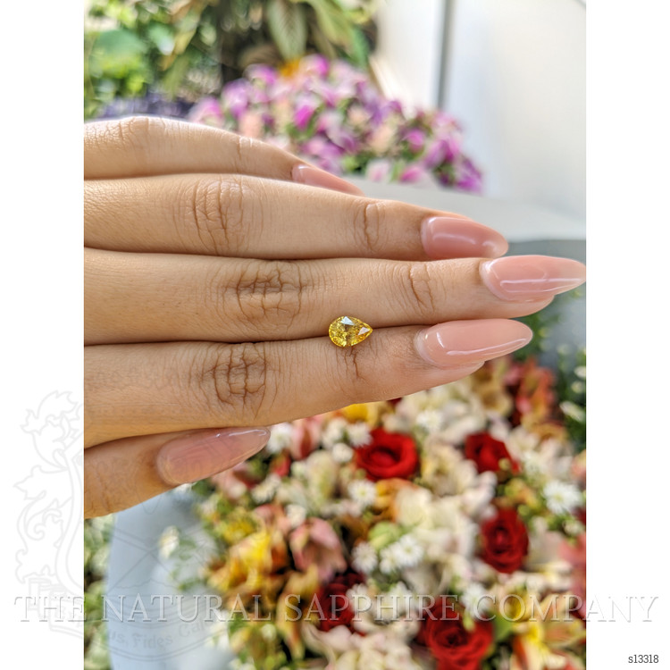 1.27 Ct. Yellow Sapphire from Ceylon (Sri Lanka)