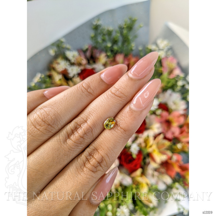 0.85 Ct. Bi Color Sapphire from Ceylon (Sri Lanka)