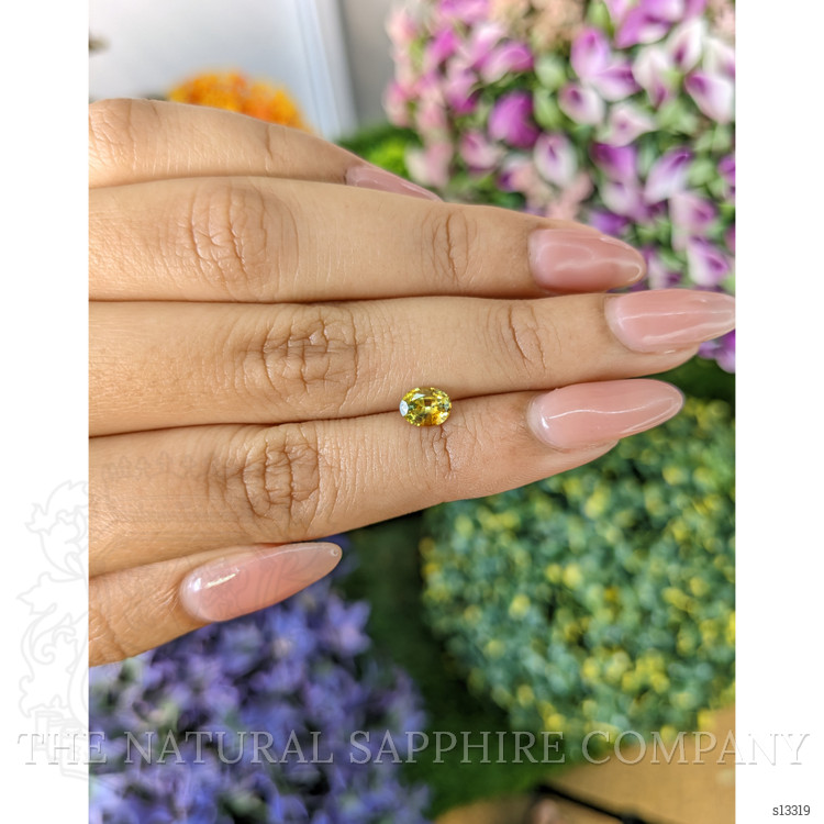 0.85 Ct. Bi Color Sapphire from Ceylon (Sri Lanka)