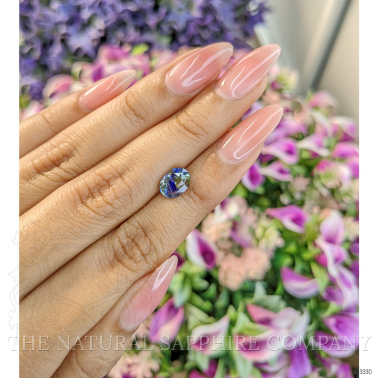 2.03 Ct. Bi Color Sapphire from Ceylon (Sri Lanka)