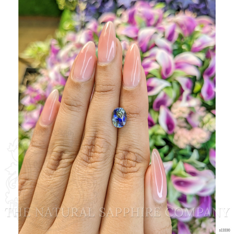 2.03 Ct. Bi Color Sapphire from Ceylon (Sri Lanka)