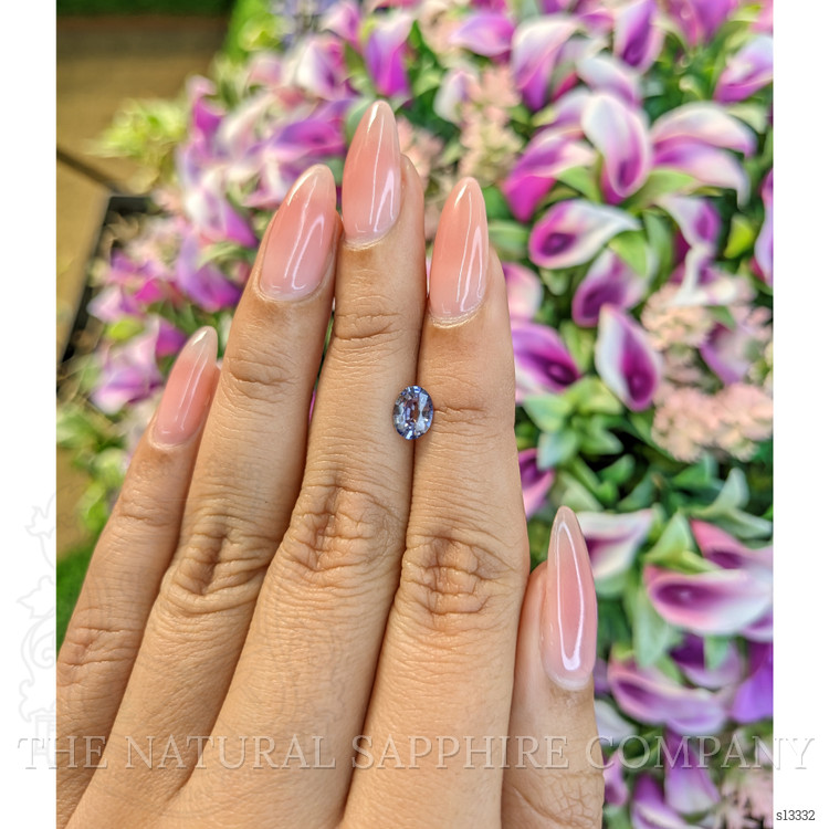 0.76 Ct. Bi Color Sapphire from Ceylon (Sri Lanka)