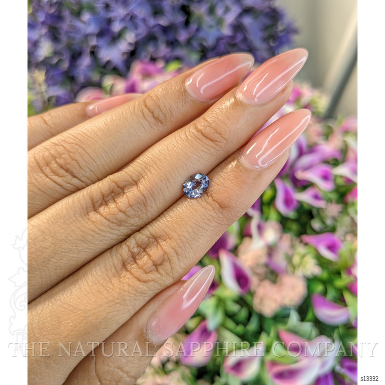 0.76 Ct. Bi Color Sapphire from Ceylon (Sri Lanka)