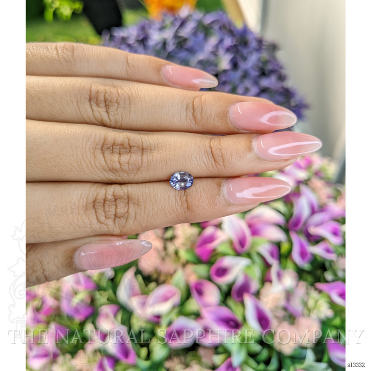 0.76 Ct. Bi Color Sapphire from Ceylon (Sri Lanka)