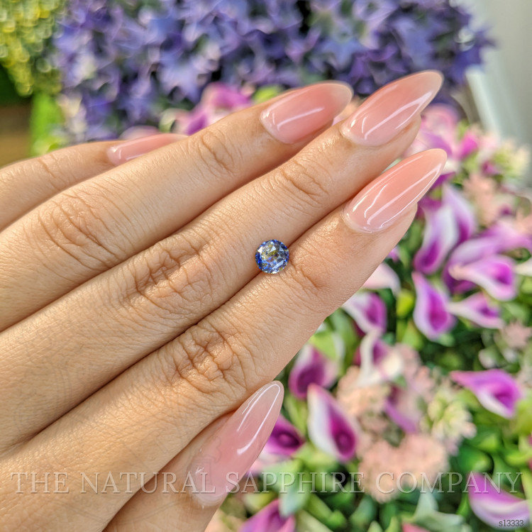 0.64 Ct. Bi Color Sapphire from Ceylon (Sri Lanka)