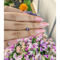 0.64 Ct. Bi Color Sapphire from Ceylon (Sri Lanka) Life Style