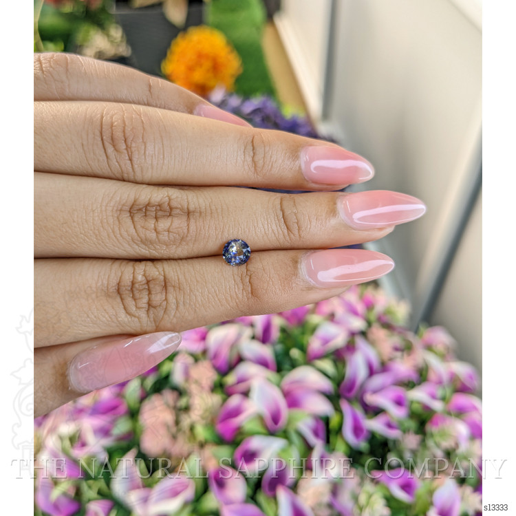 0.64 Ct. Bi Color Sapphire from Ceylon (Sri Lanka)