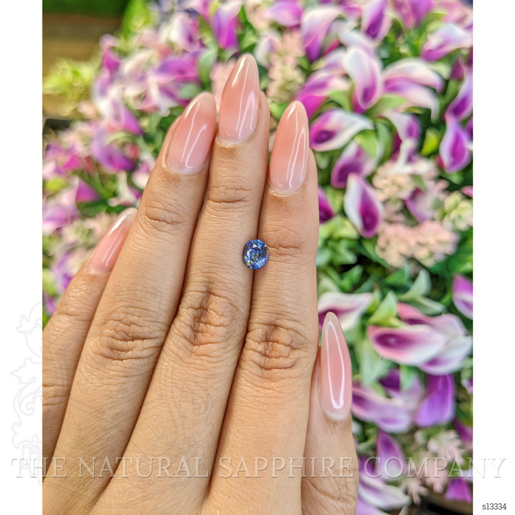 0.72 Ct. Bi Color Sapphire from Ceylon (Sri Lanka)