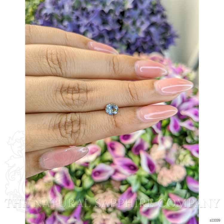 0.71 Ct. Bi Color Sapphire from Ceylon (Sri Lanka)