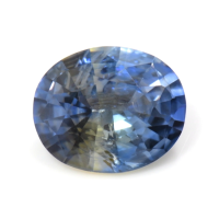 0.58 Ct. Bi Color / Parti Sapphire from Ceylon (Sri Lanka) Video