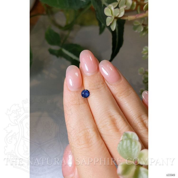 0.55 Ct. Blue Sapphire from Ceylon (Sri Lanka)