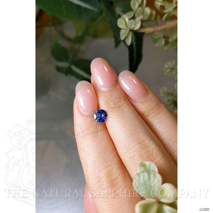 0.77 Ct. Blue Sapphire from Ceylon (Sri Lanka)