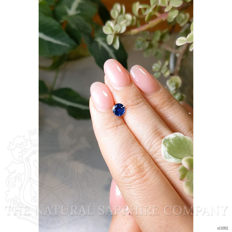 0.86 Ct. Blue Sapphire from Ceylon (Sri Lanka)