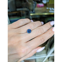 2.28 Ct. Blue Sapphire from Ceylon (Sri Lanka) Life Style