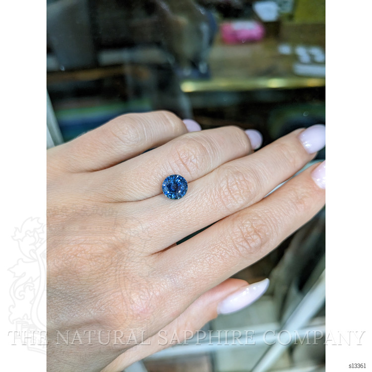 2.28 Ct. Blue Sapphire from Ceylon (Sri Lanka)