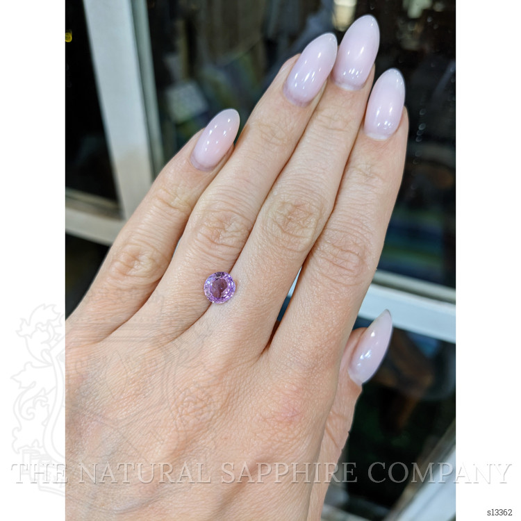 1.49 Ct. Violet Sapphire from Ceylon (Sri Lanka)