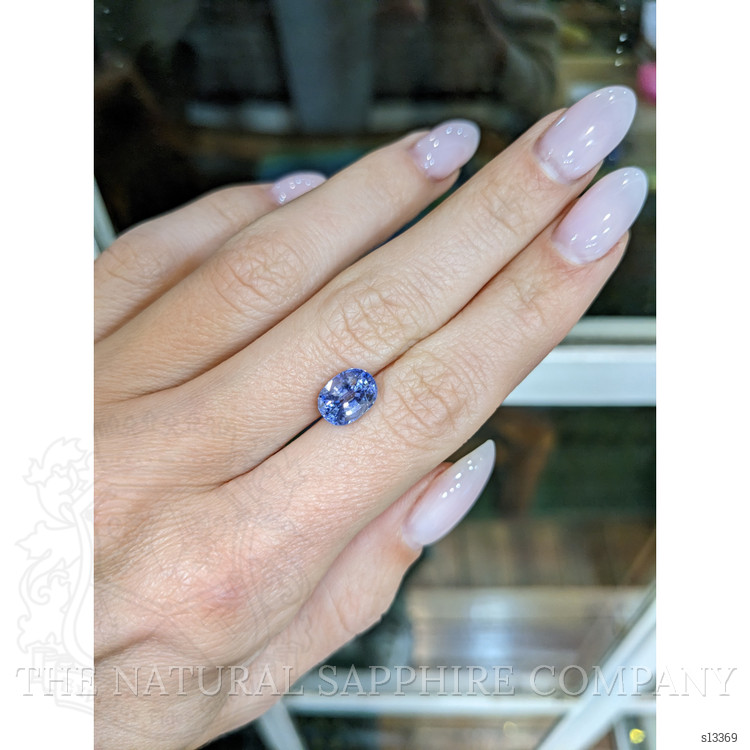 2.61 Ct. Blue Sapphire from Ceylon (Sri Lanka)