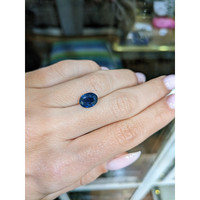2.80 Ct. Blue Sapphire from Ceylon (Sri Lanka) Life Style
