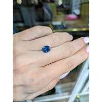1.98 Ct. Greenish Blue Sapphire from Ceylon (Sri Lanka) Life Style
