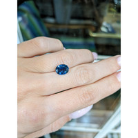 2.62 Ct. Blue Sapphire from Ceylon (Sri Lanka) Life Style