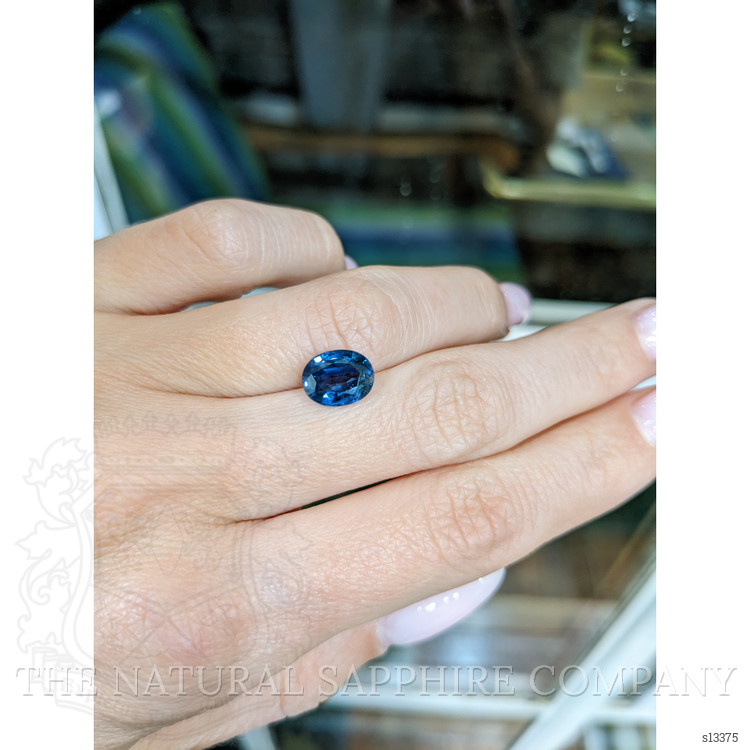 2.62 Ct. Blue Sapphire from Ceylon (Sri Lanka)