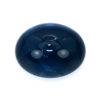 3.66 Ct. Bluish Green Cabochon Sapphire from Ceylon (Sri Lanka) Video