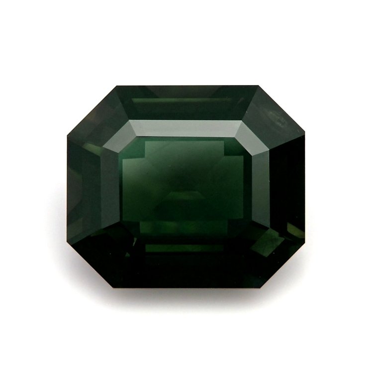 Loose Green Sapphire - Emerald Cut 7.12 Ct. - #S13384 | The