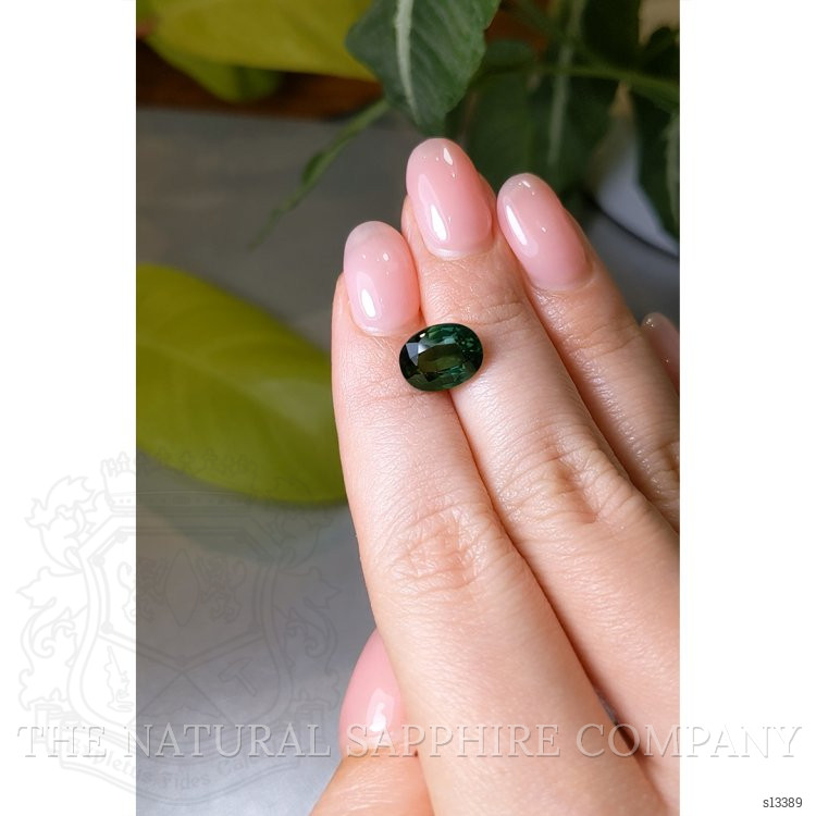 5.21 Ct. Green Sapphire from Madagascar
