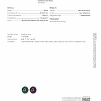 1.71 Ct. Color Change Sapphire from Tanzania Scan Report