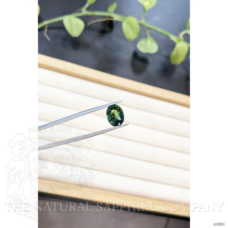 3.87 Ct. Green Sapphire from Madagascar
