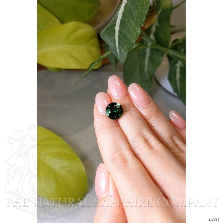 4.51 Ct. Bluish Green Sapphire from Madagascar