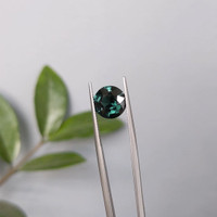 4.51 Ct. Bluish Green Sapphire from Madagascar Life Style