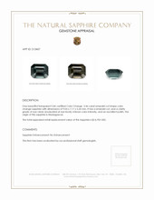 3.46 Ct. Color Change Sapphire from Madagascar Appraisal