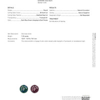 7.20 Ct. Color Change Sapphire from Madagascar Scan Report