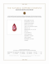 2.02 Ct. Padparadscha Sapphire from Madagascar Scan Report