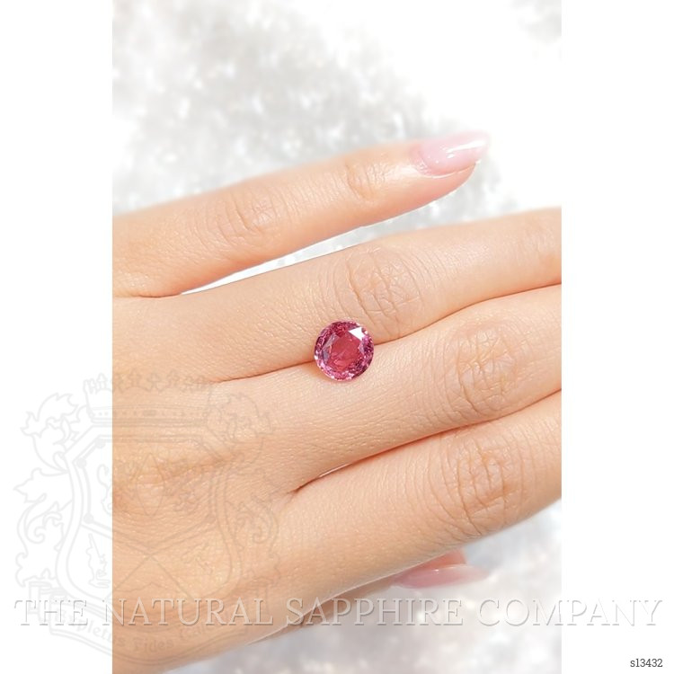 3.11 Ct. Reddish Pink Sapphire from Madagascar
