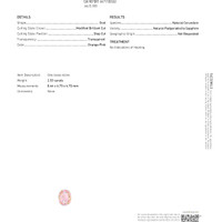 2.53 Ct. Sapphire from Ceylon (Sri Lanka) Scan Report