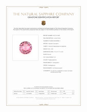 3.05 Ct. Padparadscha Sapphire from Madagascar Scan Report
