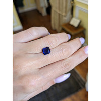 2.01 Ct. Blue Sapphire from Ceylon (Sri Lanka) Life Style