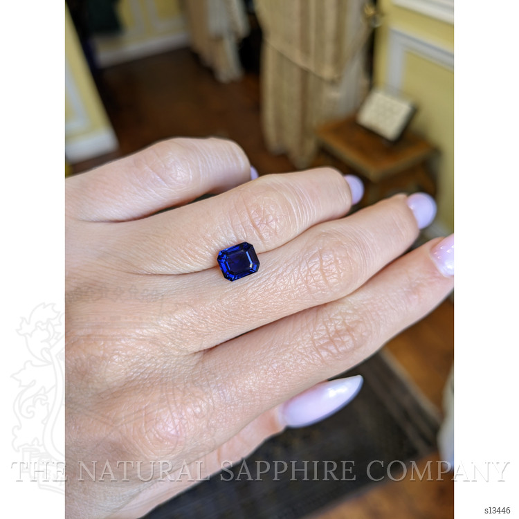 2.01 Ct. Blue Sapphire from Ceylon (Sri Lanka)