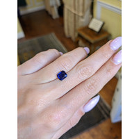 2.01 Ct. Blue Sapphire from Ceylon (Sri Lanka) Life Style