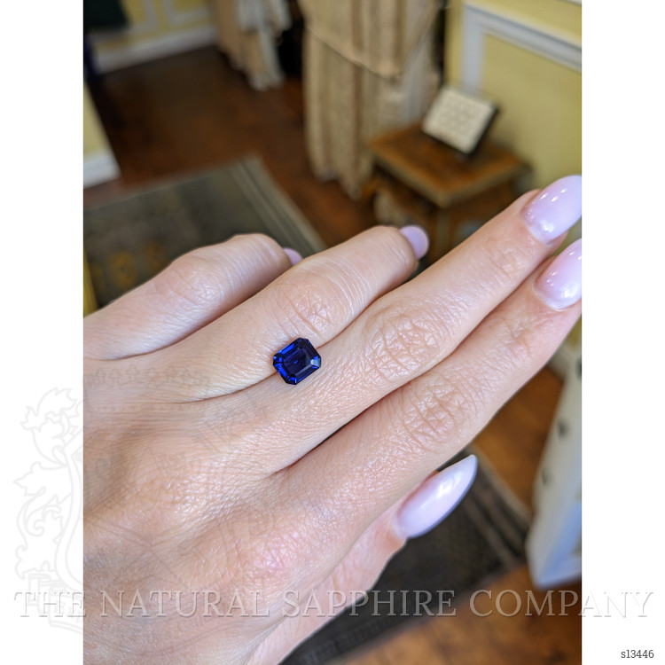 2.01 Ct. Blue Sapphire from Ceylon (Sri Lanka)
